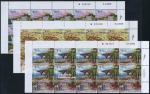 Israel 2008, Promenades 3 m/ss (= 10 sets), MNH