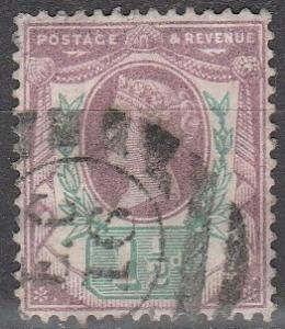 Great Britain  #112  F-VF  Used CV  $8.25  (A8348)