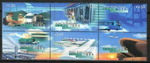 Hong Kong Stamp 816-821  - New Hong Kong Airport