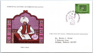 INTERNATIONAL SOCIETY OF POSTMASTERS CACHETED FIRST DAY COVER TURKEY 1977