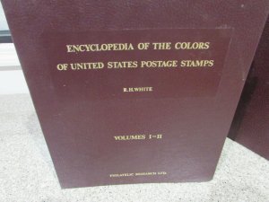 RH White Encyclopedia of Colors US Stamps Volumes 1-4