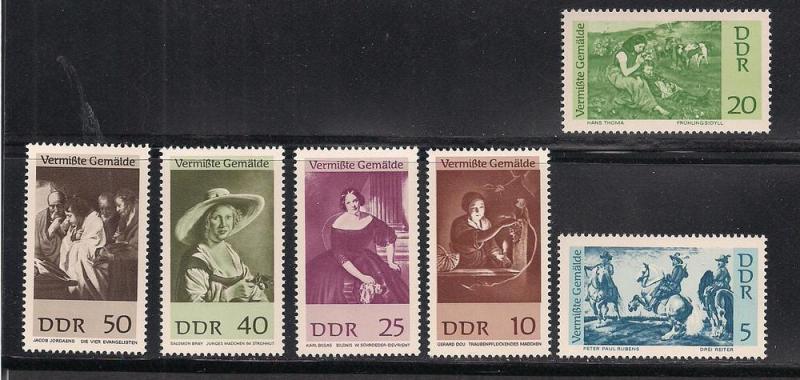 GERMANY - DDR SC# 929-34 VF MNH 1967