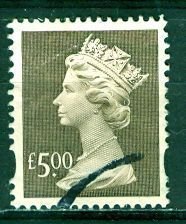 Great Britain; 1999: Sc. # MH283:  Used Single Stamp