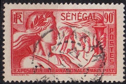 SENEGAL [1937] MiNr 0168 ( O/used )