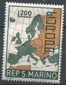 San Marino Sc#664 MNH, 200L sl grn & brn, Europa (C.E.P.T.) (1967)