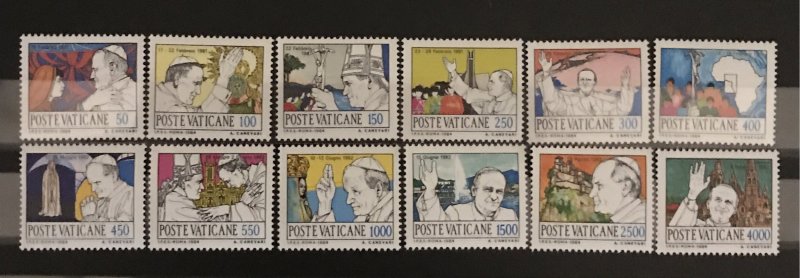 Vatican City 1984-85 #737-48, Wholesale lot of 4, MNH, CV $66.20