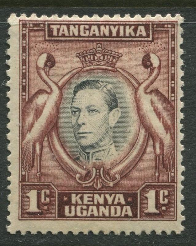 Kenya & Uganda - Scott 66a - KGVI Definitive -1938 - MNH - Single 1c Stamp