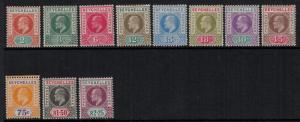 Seychelles 1903 SC 38-48 Set LH CV $159.50