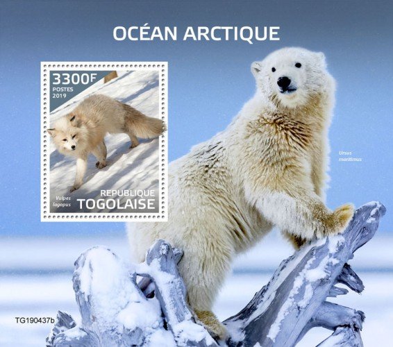 TOGO - 2019 - Arctic Ocean - Perf Souv Sheet  - M N H