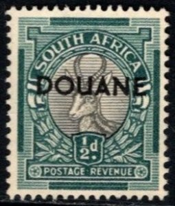 1947 South Africa Revenue King George VI 1/2 Pence Customs Tax Duty Stamp