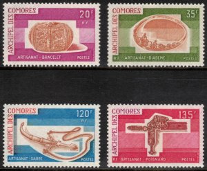 COMORO ISLAND 1974 Handicrafts; Scott 123-26; MNH