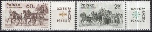 Poland; 1965,: 1363-1364; MNH Cpl. Set w/TAB