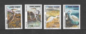 BIRDS - CAPE VERDE #799-802 MNH