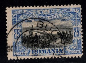 Romania Scott 181 Used stamp from 1901 King Carol set