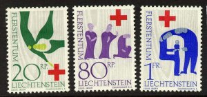 Liechtenstein 376-8 MNH International Red Cross