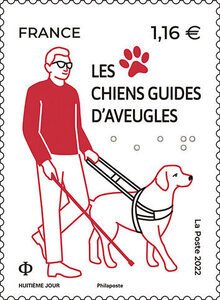 2022 France Guide Dogs (Scott 6310) MNH