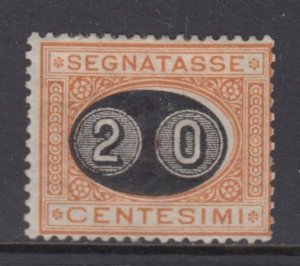 Italy Regno - Sassone Tax n.18 MH*  cv 3000$ SIGNED A.DIENA - SUPER CENTERED