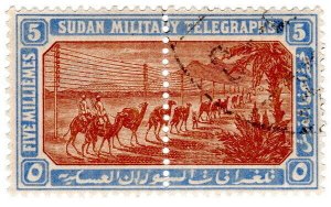 (I.B) Sudan Telegraphs : Military Telegraphs 5m