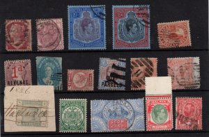 GB & Commonwealth interesting collection on stockcard WS36979