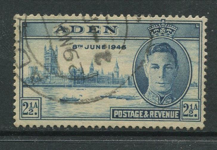 STAMP STATION PERTH Aden #29 Peace Issue 1946 Used CV$1.00.