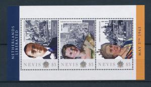 [81062] Nevis 2011 Second World war Netherlands liberated Royalty Sheet MNH