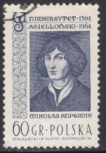 Poland 1229 Nicolas Copernicus 0.60zł 1964