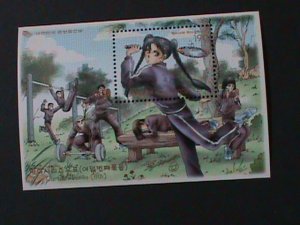 ​KOREA-2002 SC#2079a-CARTOON-GIRL FROM WOGDOGGLE-DUGDOGGLE -MNH -S/S VERY FINE