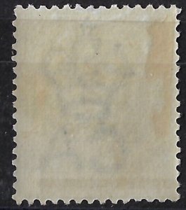 Mauritius 1902 Arms 12c surcharge MLH, SG 156/ Sc 117.  CV £5    ($6.25)  (a1266