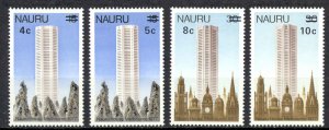 Nauru Sc# 161-164 MH 1978 surcharged Definitives