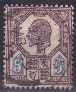 Great Britain #134 F-VF Used CV $22.50 (Z3930)