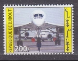 1996 Djibouti 1v Concorde