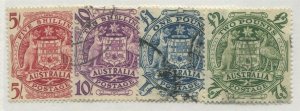 AUSTRALIA #218-221 USED SET VF 