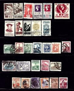 Mexico #1 29 different used stamps