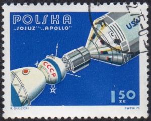 Poland 2105 - Cto - 1.50z Apollo-Soyuz Link-up (1975)