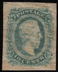 US #CONFEDERATE US #11 SUPERB JUMBO mint, never hinged, four nice margins, gr...