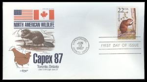 #2316 Beaver Artmaster FDC