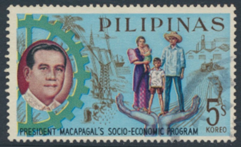 Philippines SC# 893 Used Filipino Family   see details & scans