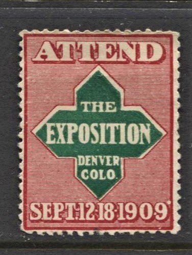 STAMP STATION PERTH Denver Expo #Nice Piece of Denver Colorado History 1909 Expo