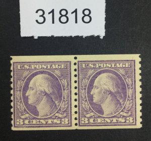 US STAMPS #494  MINT OG NH  PAIR LOT #31818