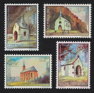 Luxembourg Restored Chapels 4v 1991 MNH SG#1304-1307 MI#1284-1287