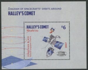 Niuafo'ou 2017 SG469 Halley's Comet MS MNH