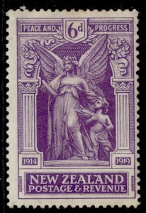 NEW ZEALAND GV SG457, 6d violet, M MINT. Cat