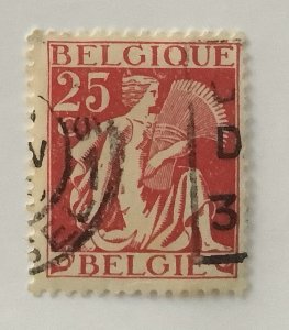 Belgium 1932 Scott 249 used - 25c, Gleaner