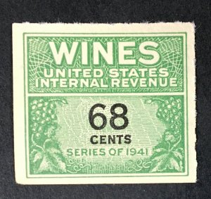 US STAMPS # RE193 REVENUE WINES UNUSED NO GUM CAT. $ LOT #1413