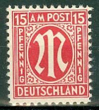 Germany - Allied Occupation - AMG - Scott 3N9 MNH