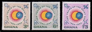 Ghana 164 - 166 MNH