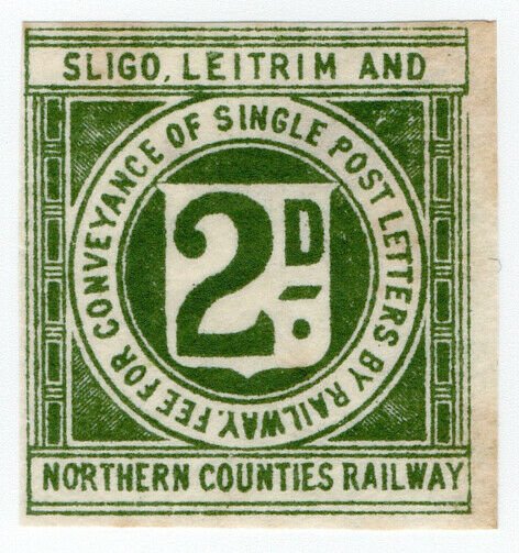 (I.B) Sligo Leitrim & Northern Counties Railway : Letter Stamp 2d