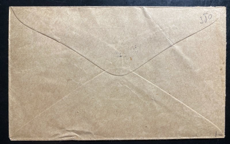 1944 Vila New Hebrides Post Office Department Censored Cover To Riceville IA USA