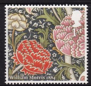 G Britain 2011 150th Anniv Morris & Co. Flowers -1st used