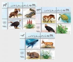 UN / VN - Postfris/MNH - Complete set Endangered Animals 2023